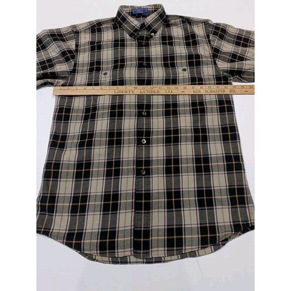 Pendleton Expedition Shirt Mens Medium Plaid Button Down Long Sleeve Cotton - Picture 8 of 10